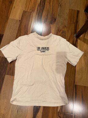 Los Angeles Graphic Crewneck T-Shirt - Cream